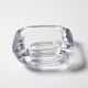 Vintage Heavy Crystal Ashtray / Vannes Le Chatel Crystal / France / 1980s