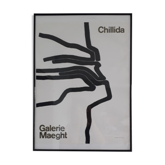 Lithographie chillida J.O 1972