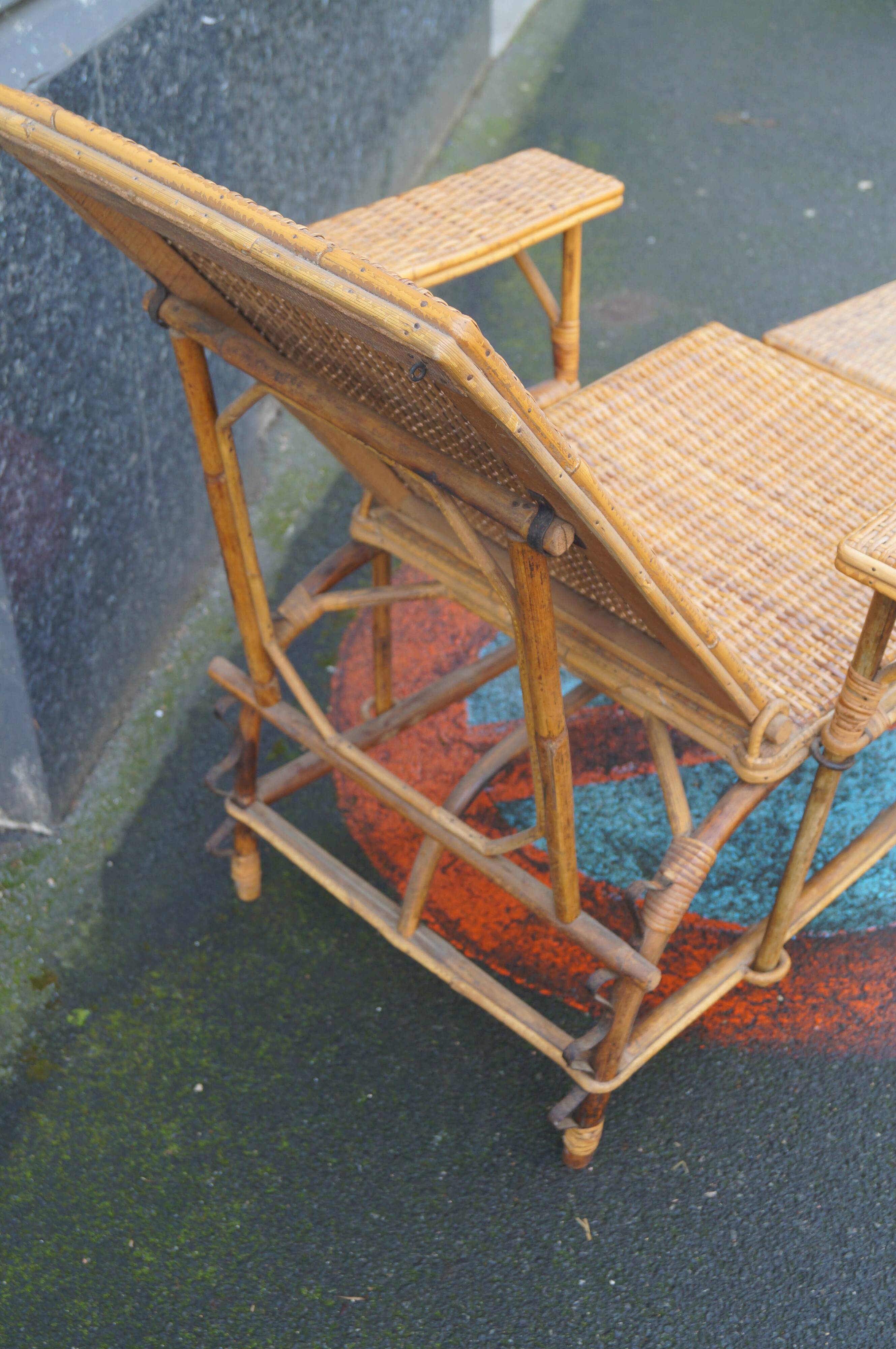 Bamboo rest chair 1930