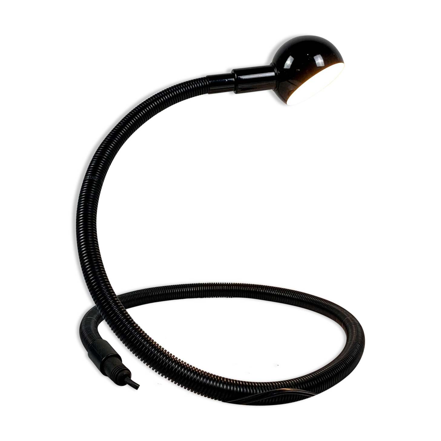 Black "Heby" Table Lamp Adjustable by Isao Hosoe for Valenti, 1970