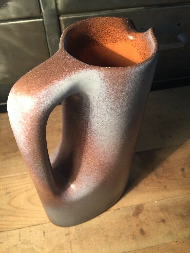 Ceramic pitcher signed Stocker 60s