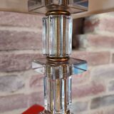 Bedside lamp in art deco glass