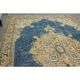 1970s Vintage Turkish Oushak Handmade Wool Cotton Orange Area Rug 205x304