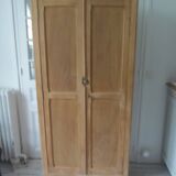 Vintage Parisian wardrobe has been completely sanded and waxed.