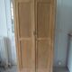 Vintage Parisian wardrobe has been completely sanded and waxed.