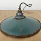 Industrial Green Enamel Light, 1950s