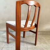 Set of 4 Danish chairs, 60s teak