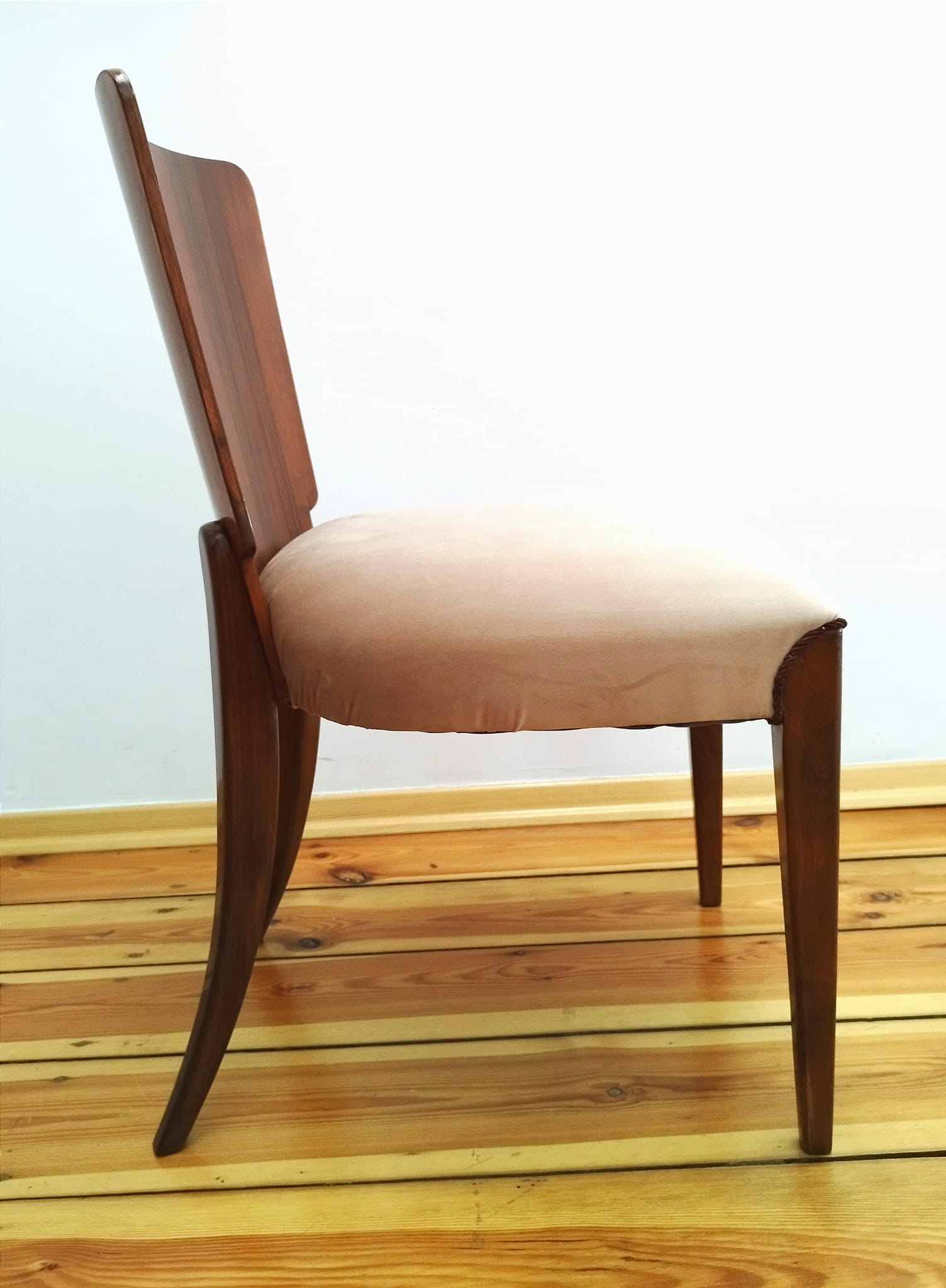 Set of four chairs H-214 proj.J.Halabala, the 50s Czechoslovakia