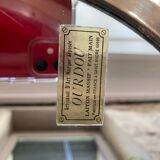 Urdu oval mirror solid brass