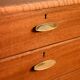 1950s Danish teak and brass cabinet