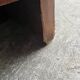 Vintage Art Deco round coffee table with double top