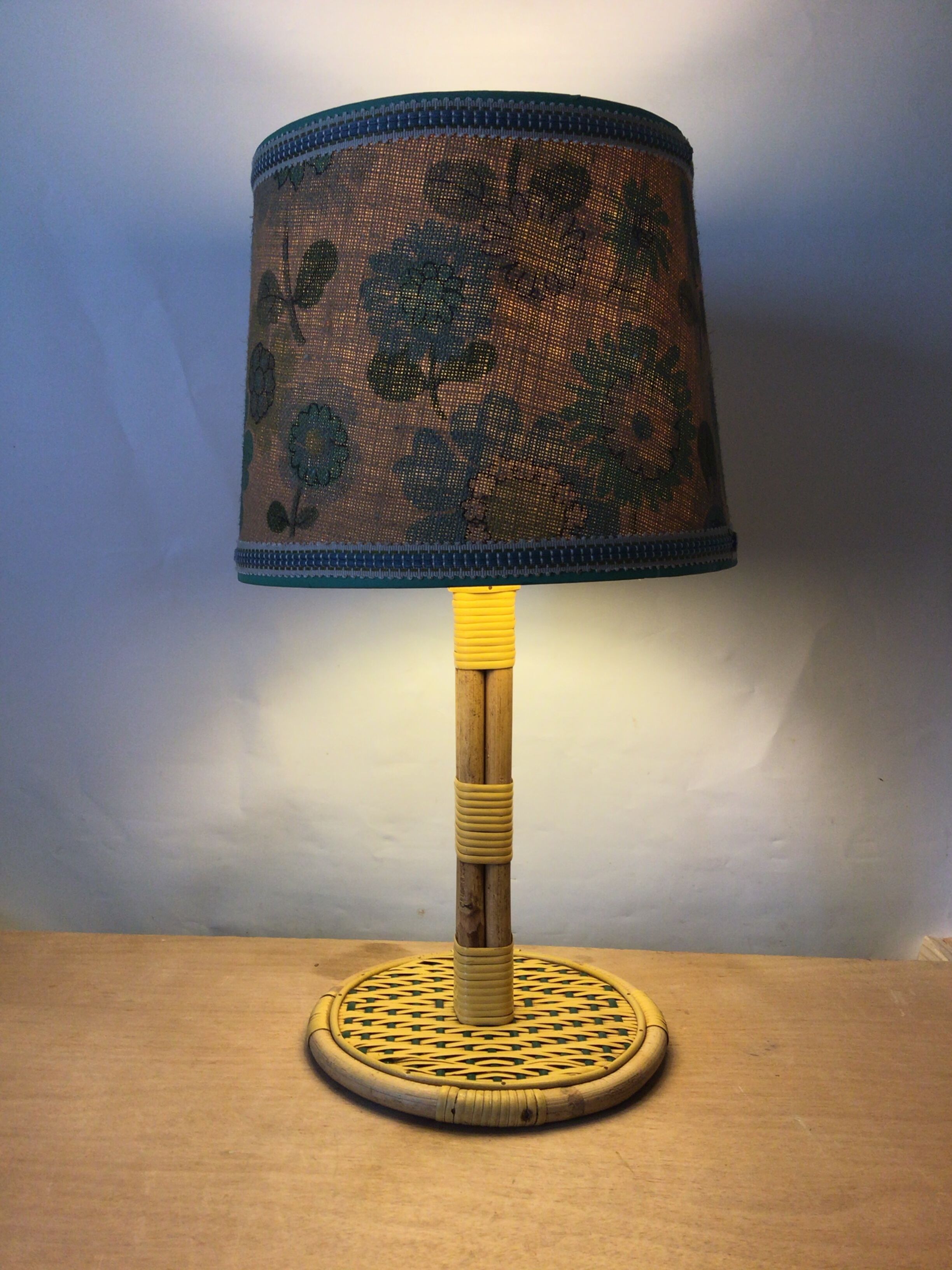Rattan lamp