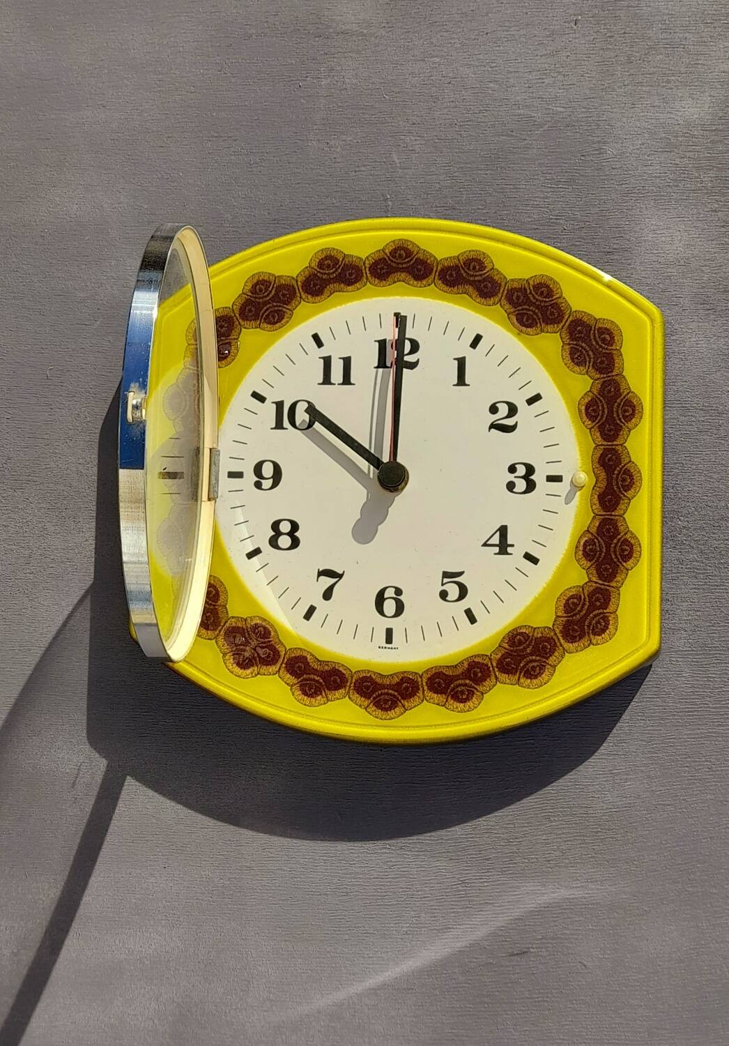 Jughans ceramic clock 70s