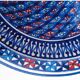 Handmade multicolored ceramic dish