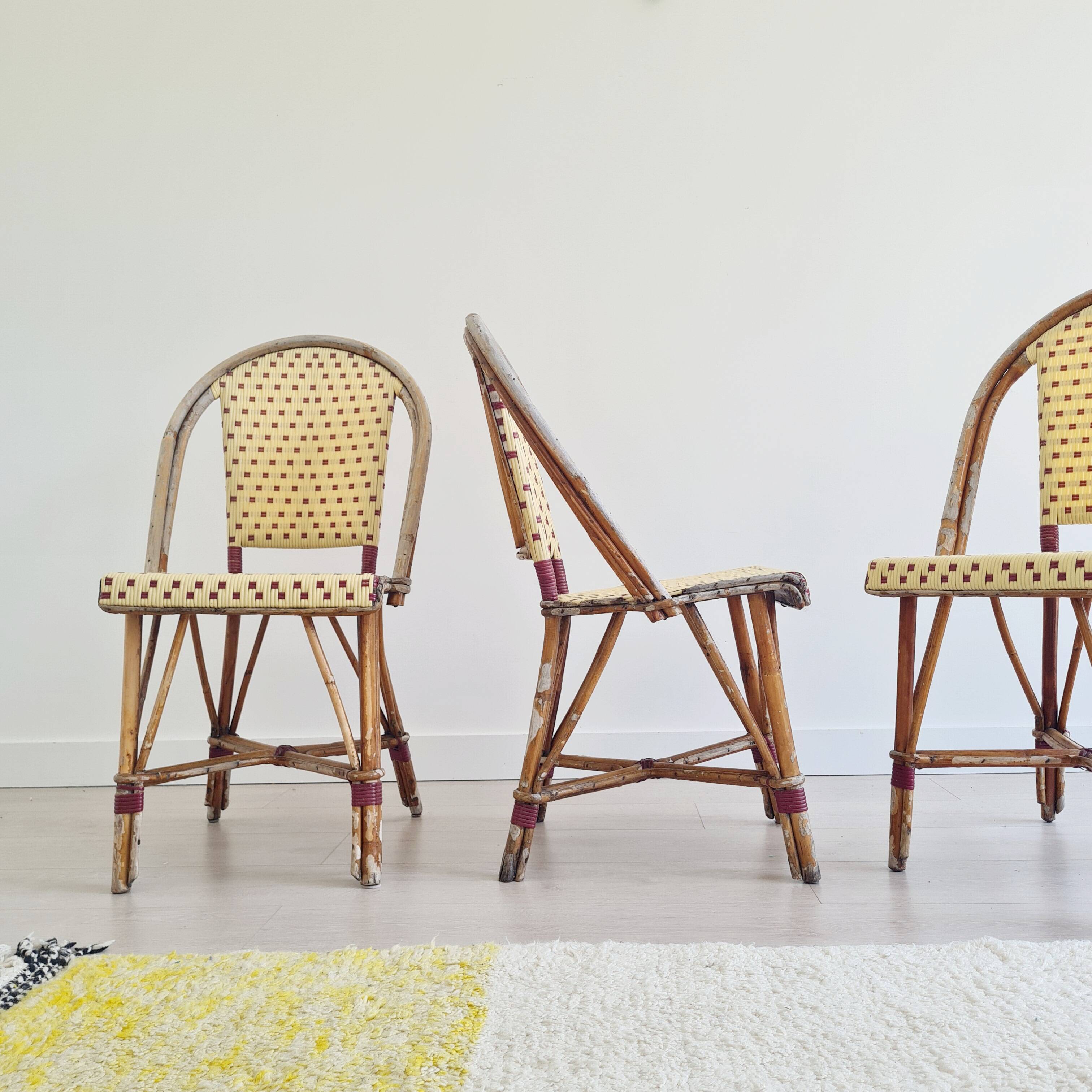 Hardy rattan bistro chairs