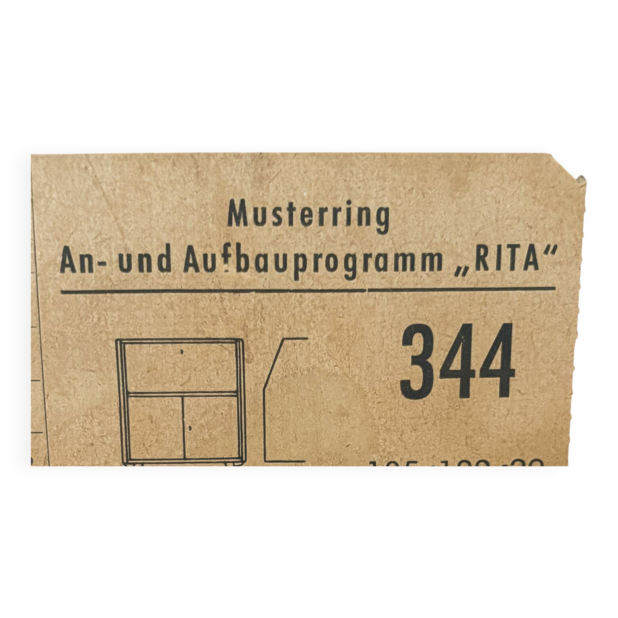 1950s bureau, Musterring