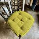 Napoleon III chair in black wood and straw
