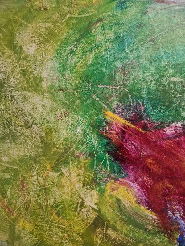 Jean Messagier (1920-1999) - Oil on canvas - Bud rifle