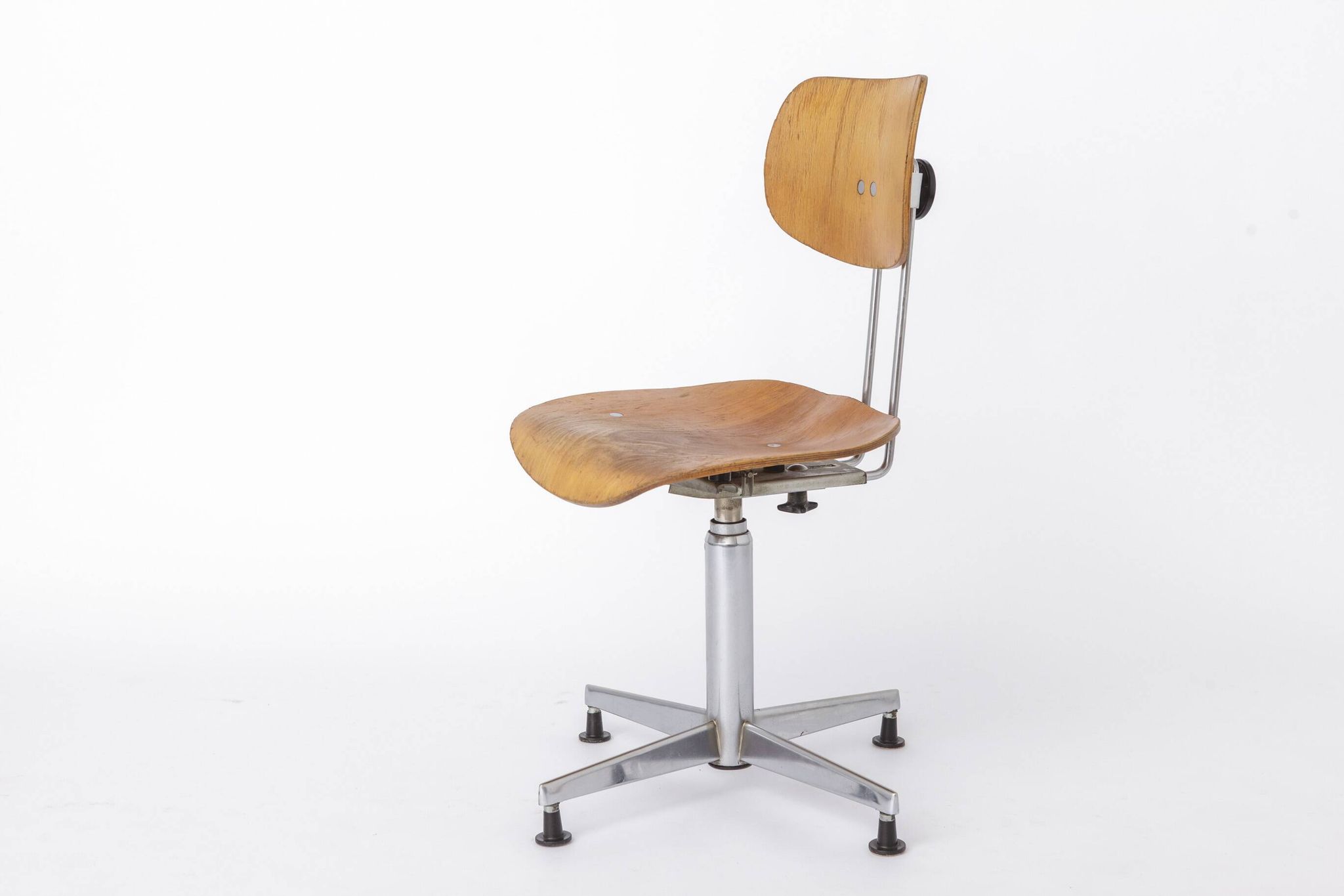 Egon Eiermann Swivel Chair for Wilde & Spieth, Bauhaus Desk Chair 1950s,