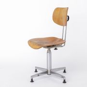 Egon Eiermann Swivel Chair for Wilde & Spieth, Bauhaus Desk Chair 1950s,