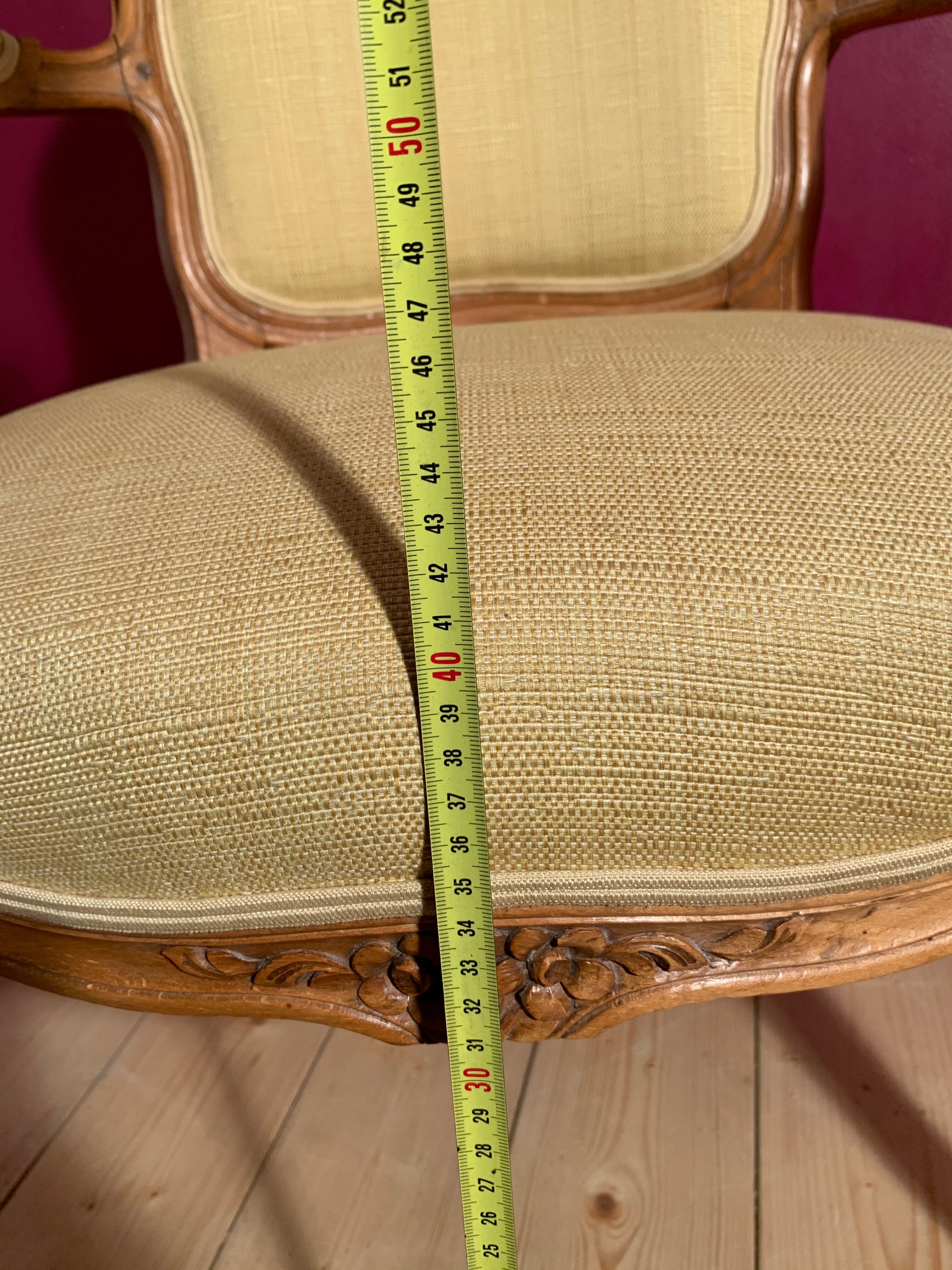 Pair baroque armchairs