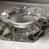 Val St Lambert octagonal crystal ashtray