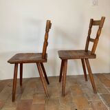 Paire de chaises anciennes