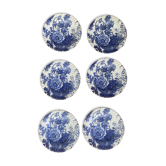 Set of 6 dessert plates in Royal Crownford Burleigh ironstone.