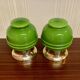 Paire de lampes verre Design scandinave 1950.