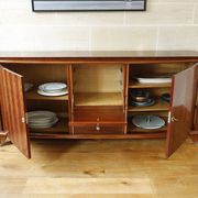 Rosewood and rosewood sideboard in the style of Jules Leleu