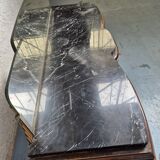 Marble top sideboard with mirror