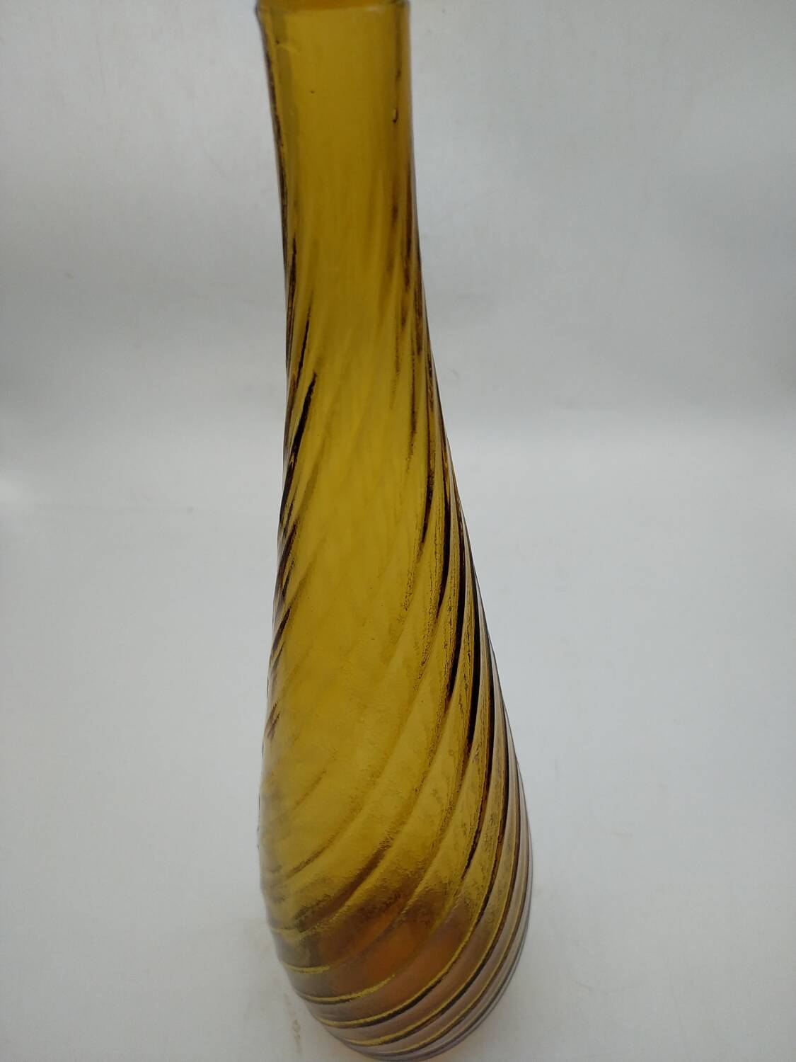 Empoli carafe. 50s. Amber.