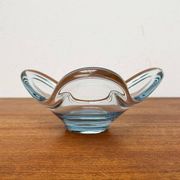 Danish glass bowl from the mid-century by Per Lütken for Holmegaard, 1960s.