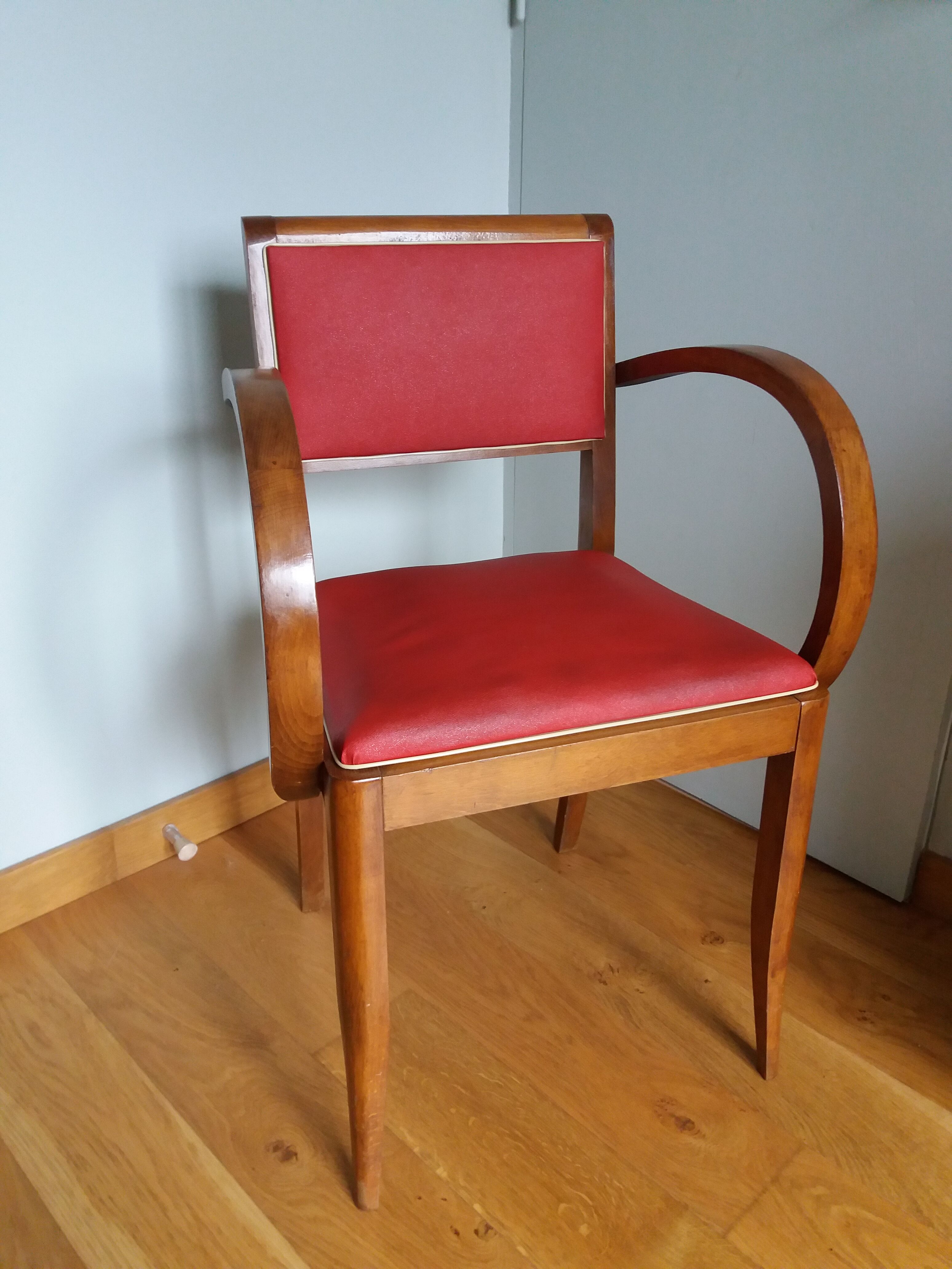 Fauteuil bridge années 50 60