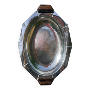 plat art déco en métal