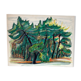 Landscape signed Martin