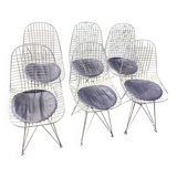 6 Wire chairs