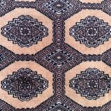 Fine vintage pakistani rug, 160x102 cm turkoman bokhara beige medium