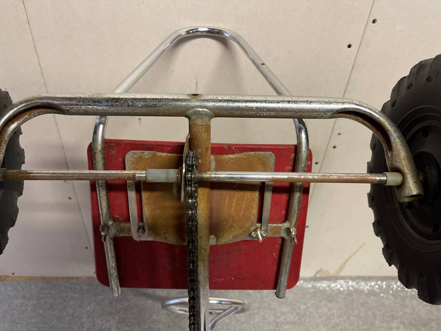 Chromed go-kart 1970'