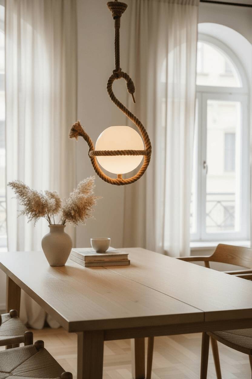 Suspension cygne par Adrien Audoux et Frida Minet