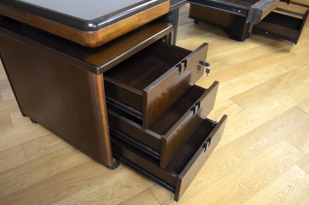 Énorme Bureau de Direction Édition Faram Italy Vintage 1980