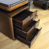 Huge Executive Desk Faram Italy Vintage Edition 1980