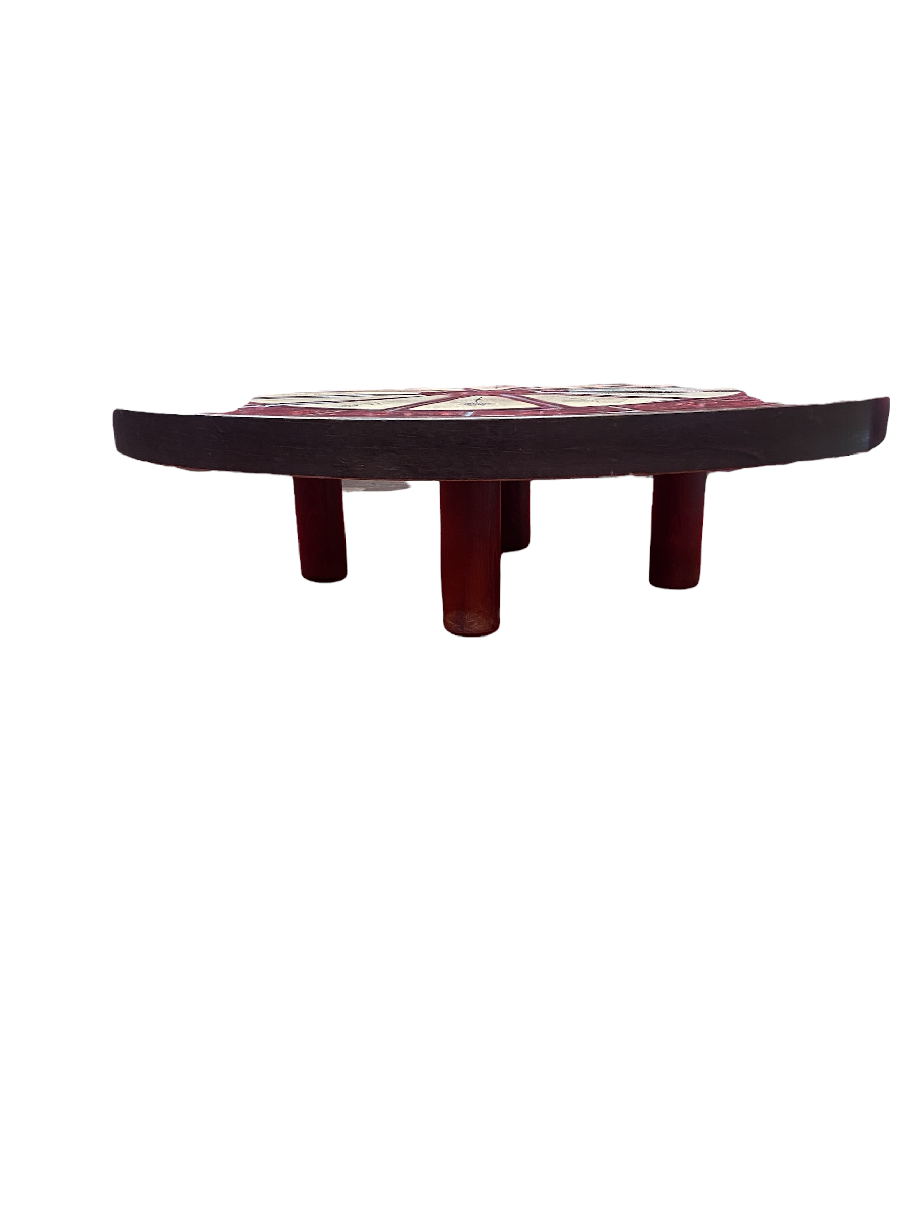 Roger Capron oval coffee table 1960