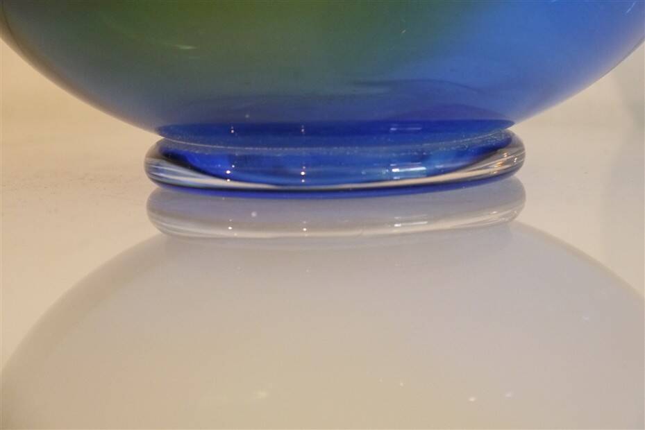 Swedish glass vase 1970