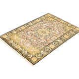 1960s Ghom Carpet , 110 x 162