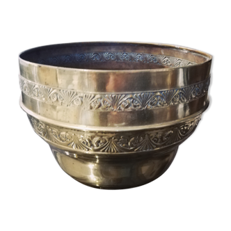 Cache pot en laiton