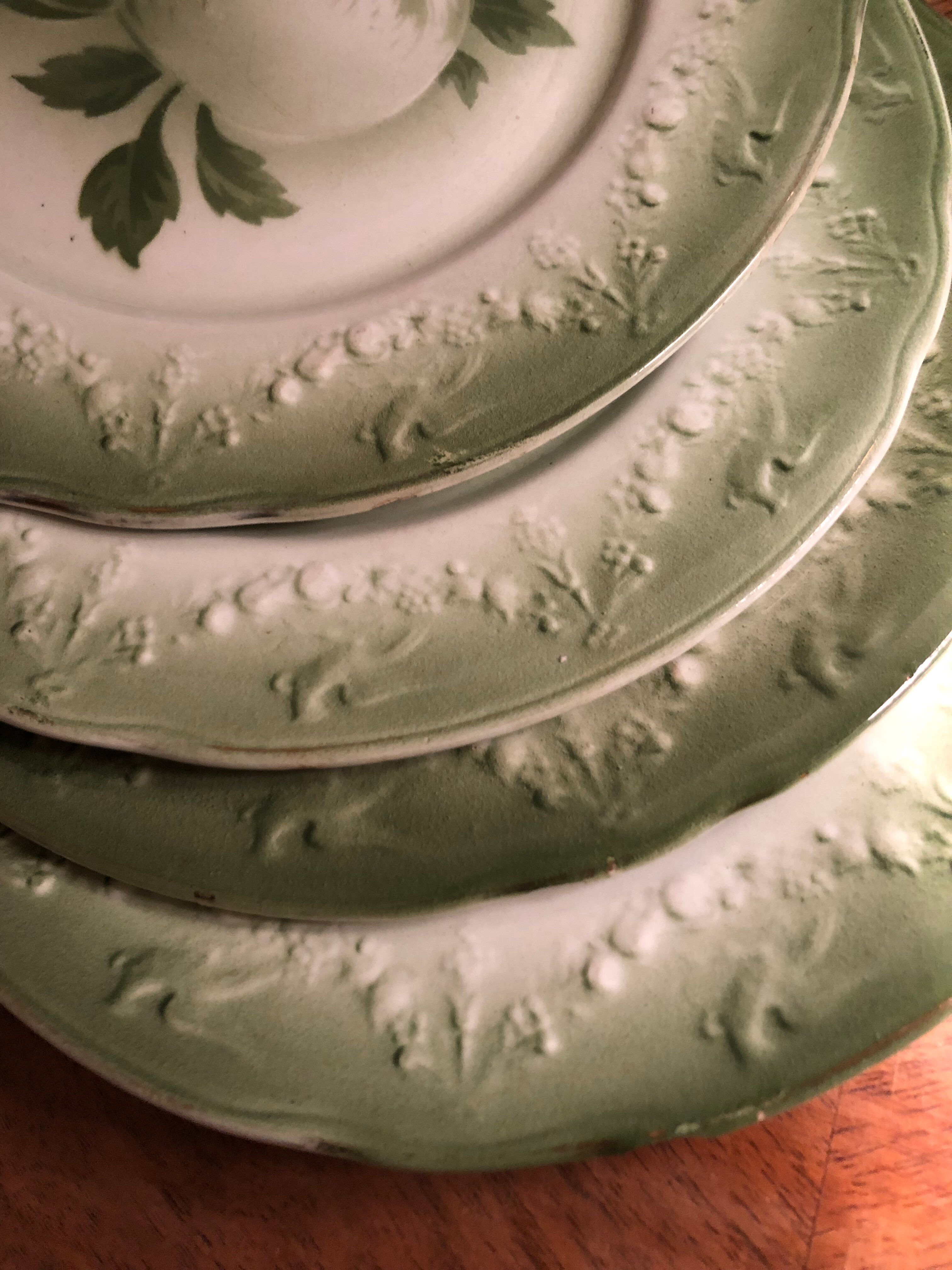 Dessert plates k and g lunéville