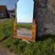 Vintage art deco trumeau mirror circa 1920