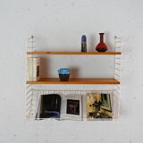 Vintage shelves with metal frame