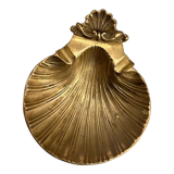Brass ashtray in the shape of a shell